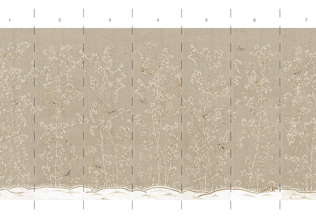 Обои Paul Montgomery Studio Book of Murals (Mural Sources) CH-211-TP1/Sepia