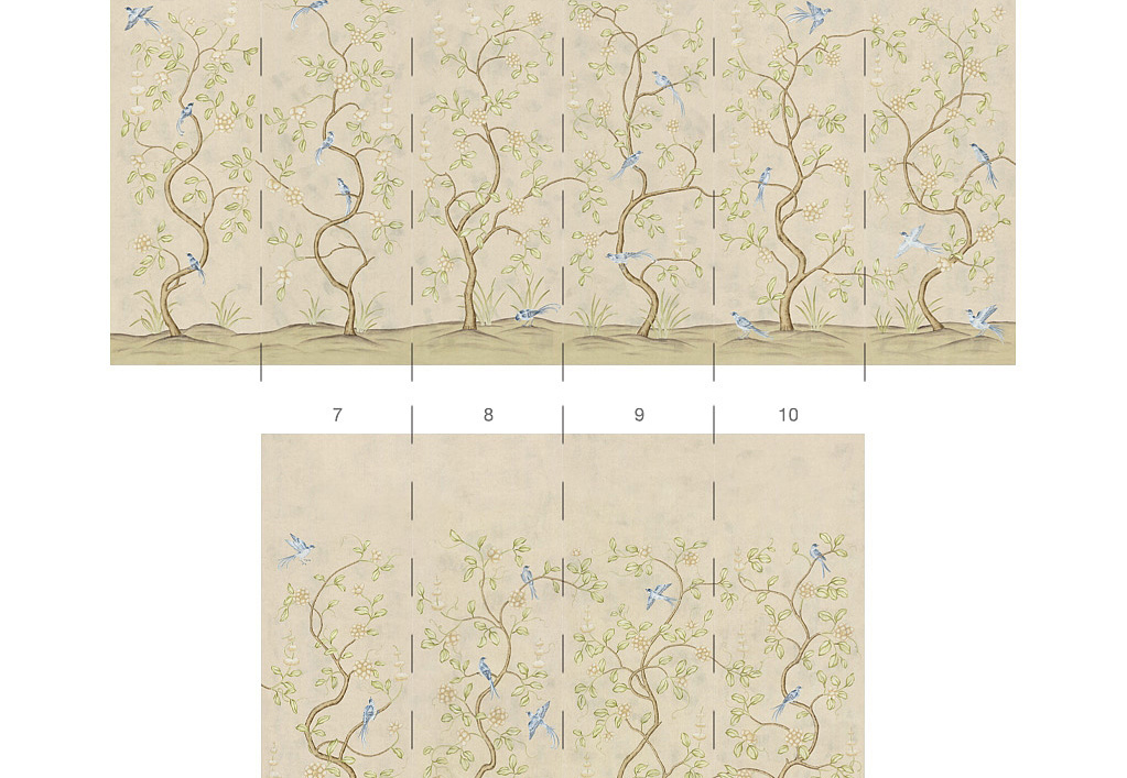 Обои Paul Montgomery Studio Book of Murals (Mural Sources) CH-805-CM2