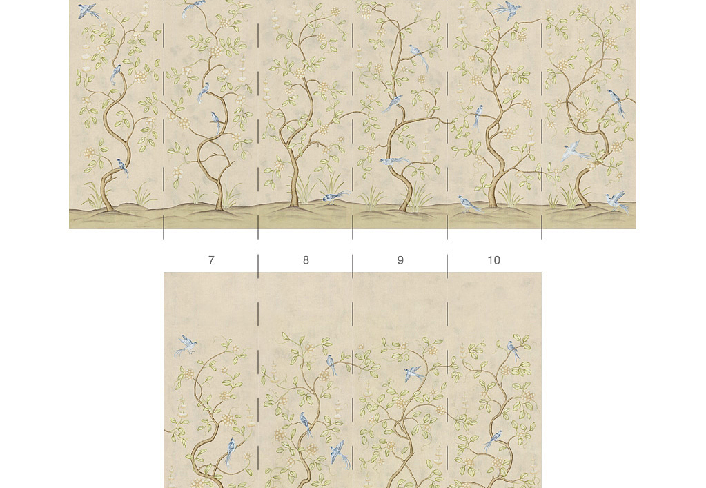 Обои Paul Montgomery Studio Book of Murals (Mural Sources) CH-805-CM2