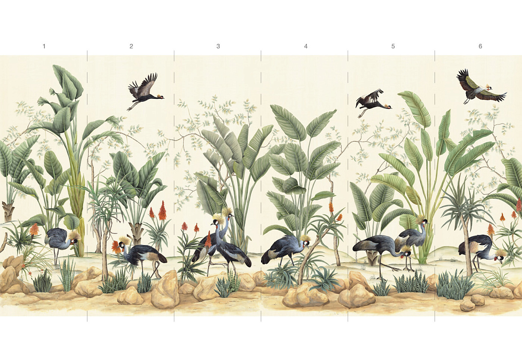 Обои Paul Montgomery Studio Book of Murals (Mural Sources) FL-120-AC