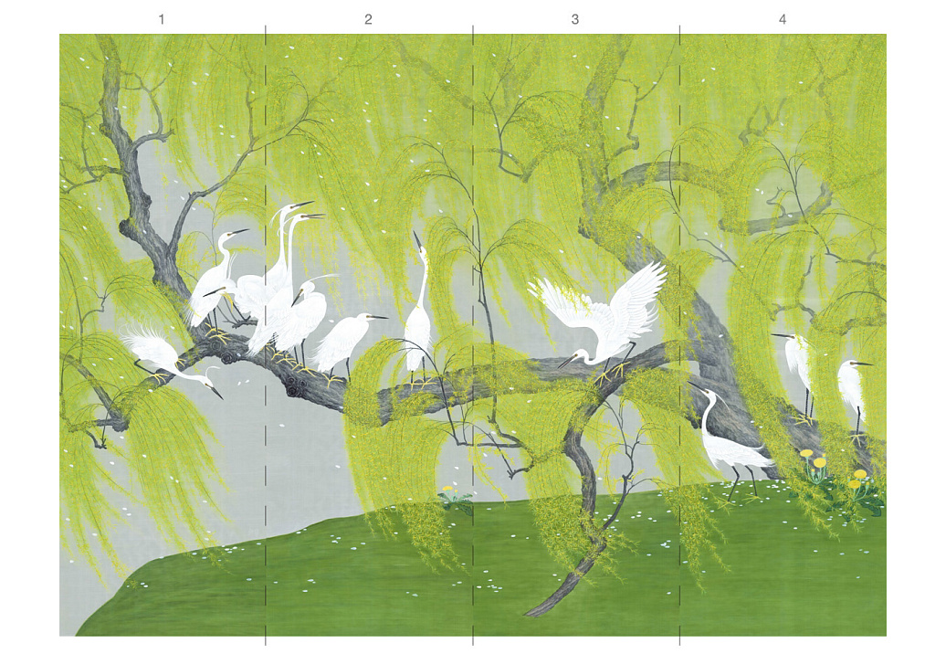 Обои Paul Montgomery Studio Book of Murals (Mural Sources) FL-020-HW