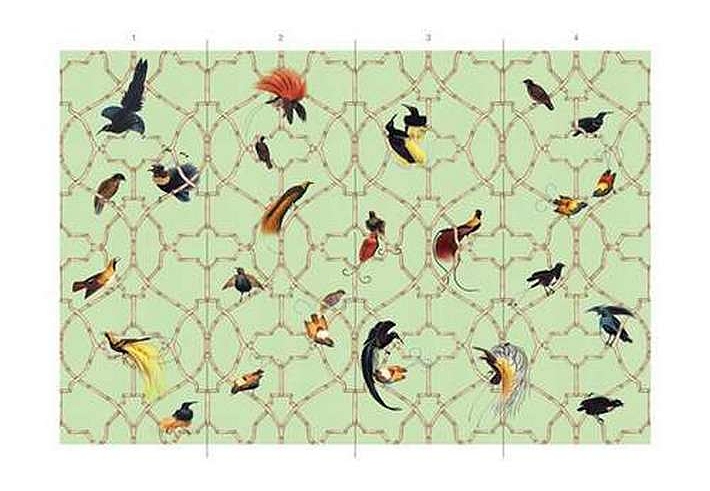 Обои Paul Montgomery Studio Book of Murals (Mural Sources) FL-030-PT/Yellow