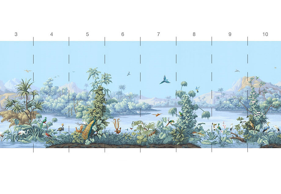 Обои Paul Montgomery Studio Book of Murals (Mural Sources) PN-880-AZ/Classic