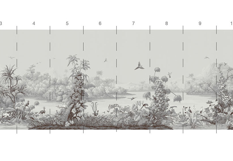 Обои Paul Montgomery Studio Book of Murals (Mural Sources) PN-880-AZ/Grisaille