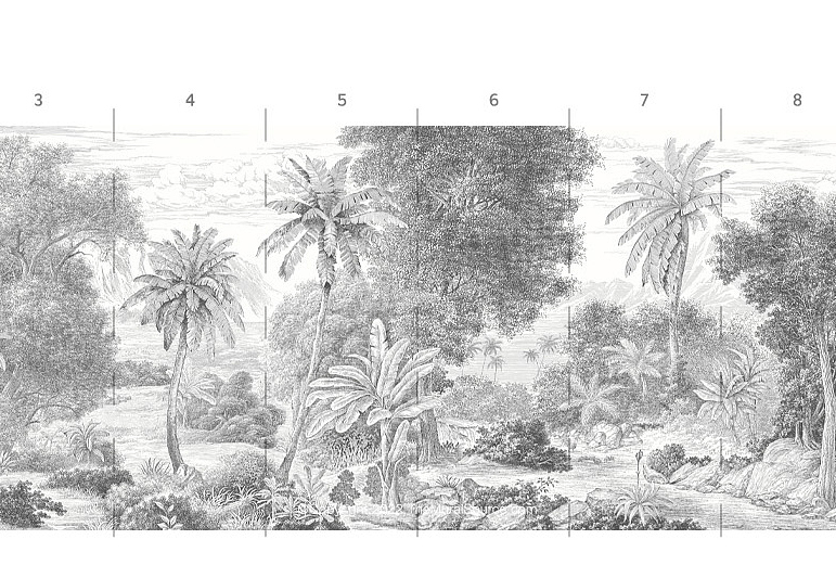 Обои Paul Montgomery Studio Book of Murals (Mural Sources) PN-HW/Grisaille