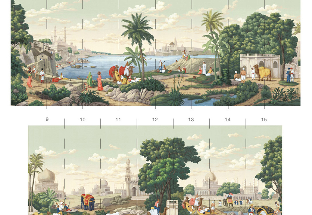 Обои Paul Montgomery Studio Book of Murals (Mural Sources) PN-310-ND/Antiqued