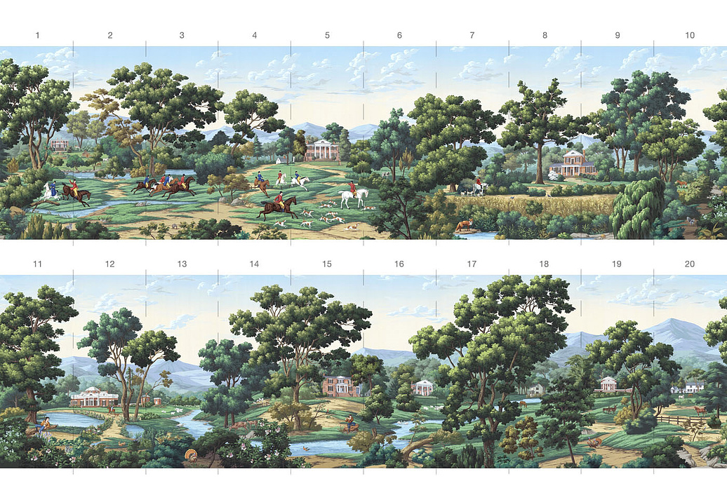 Обои Paul Montgomery Studio Book of Murals (Mural Sources) PN-990-JC/Classic