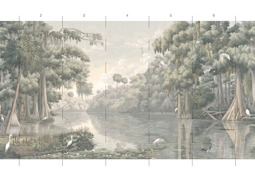 Обои Paul Montgomery Studio Book of Murals (Mural Sources) PN-105-SR