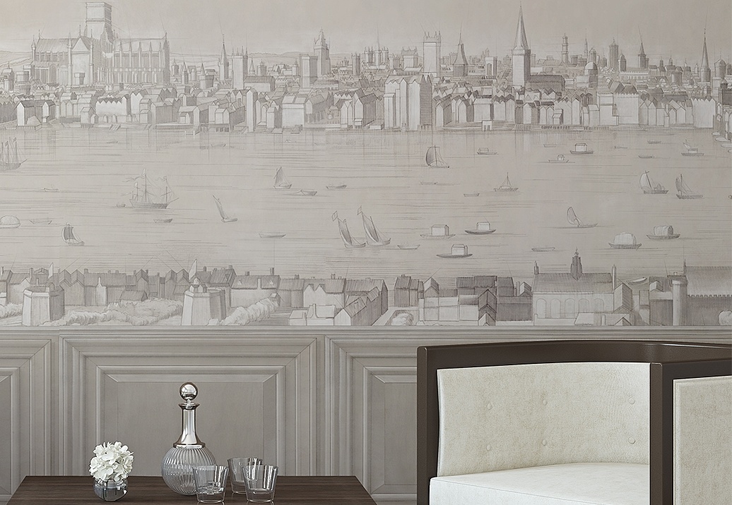 Обои Paul Montgomery Studio Book of Murals (Mural Sources) WB-LS
