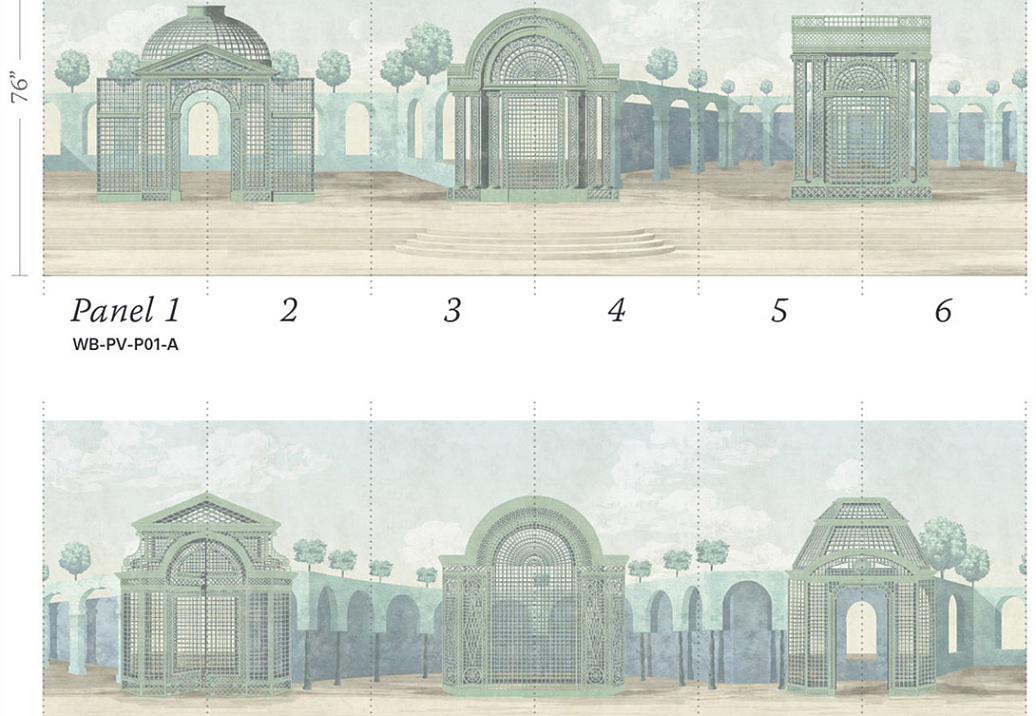 Обои Paul Montgomery Studio Book of Murals (Mural Sources) WB-PV