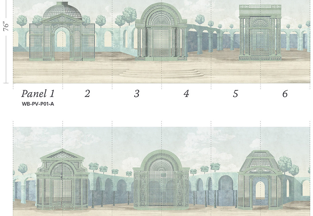 Обои Paul Montgomery Studio Book of Murals (Mural Sources) WB-PV