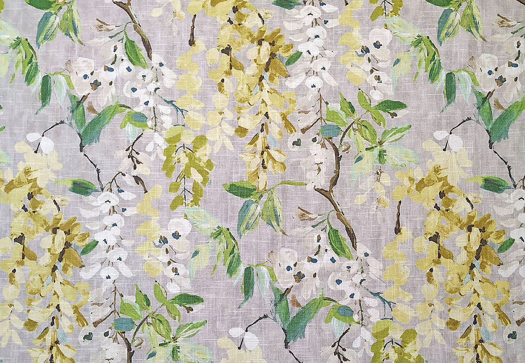 Ткань Dana Panorama Wisteria Wisteria/Lemon
