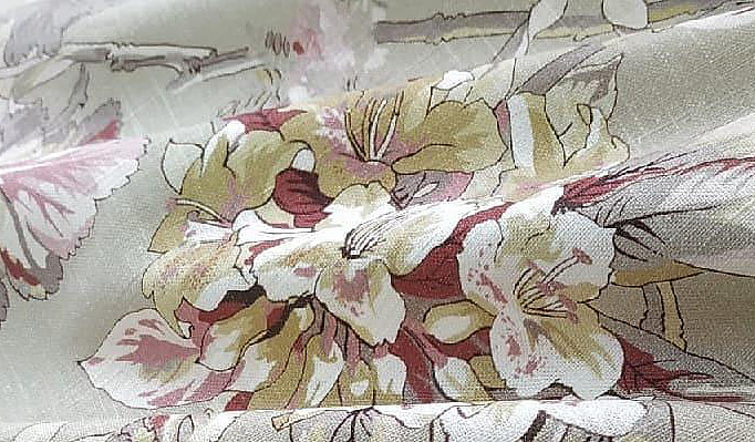 Ткань Dana Panorama Azalea Azalea/Porcelain