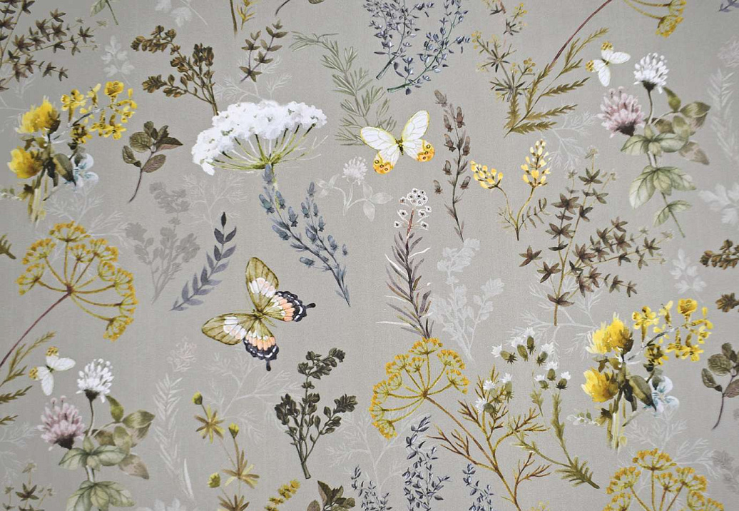 Ткань Dana Panorama Uxia/Bluebell Uxia/Grey