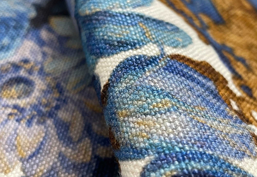 Ткань Lorenzo Castillo Ovetus Azul LCT1116-001
