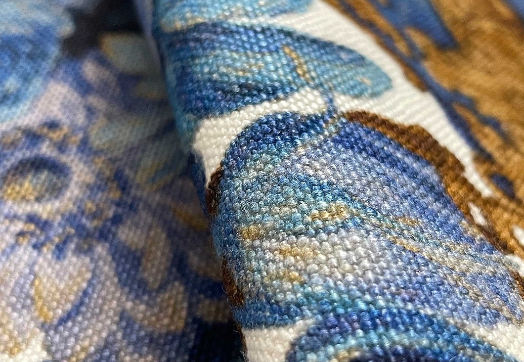Ткань Lorenzo Castillo Ovetus Azul LCT1116-001