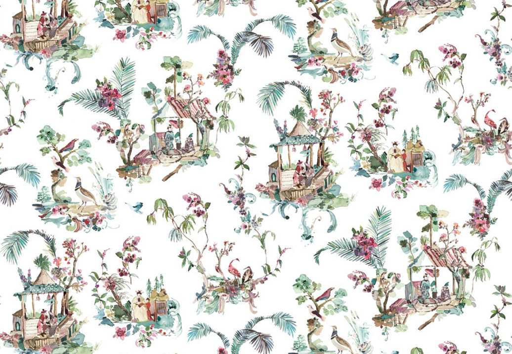 Ткань Nina Campbell Jardiniere NCF4460-02