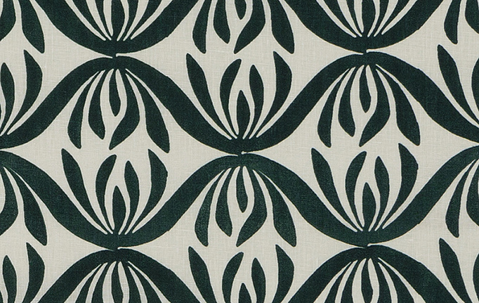 Американская ткань Duralee, коллекция Pirouette - Honeysuckle, Avocado, Forest, артикул DP42684/125
