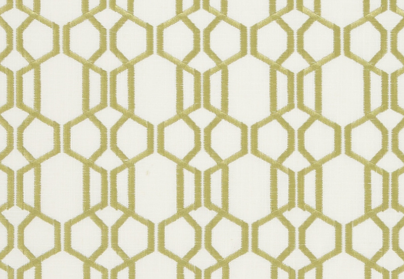 Ткань Duralee Pirouette - Honeysuckle, Avocado, Forest DA61792/254