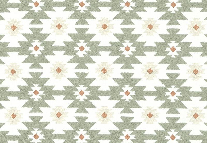 Ткань Duralee Pirouette - Honeysuckle, Avocado, Forest DA61800/257