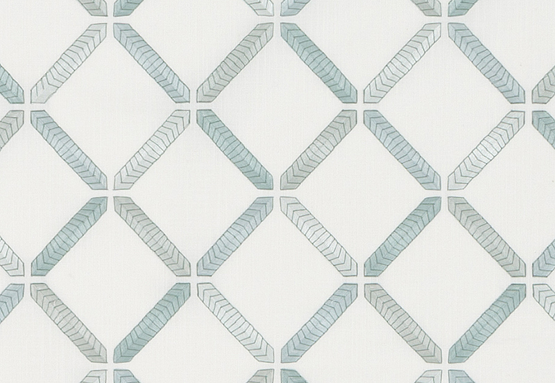 Ткань Duralee Pirouette - Aquarmarine, Seaglass, Mermaid DA61796/619