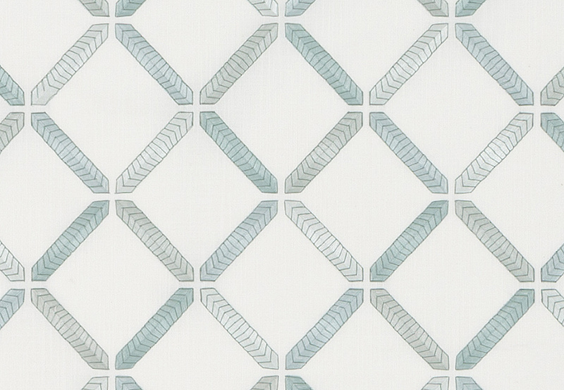 Ткань Duralee Pirouette - Aquarmarine, Seaglass, Mermaid DA61796/619