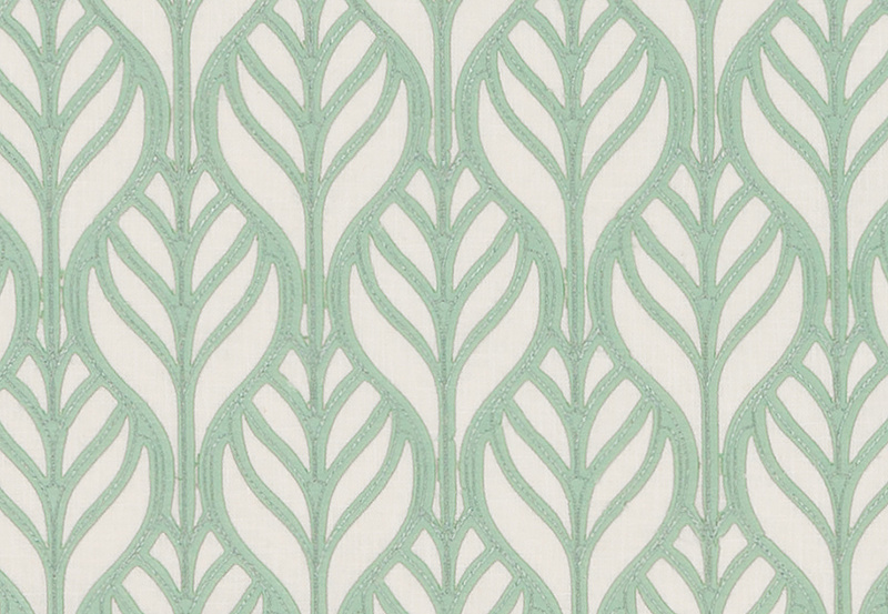 Ткань Duralee Pirouette - Aquarmarine, Seaglass, Mermaid DA61793/19