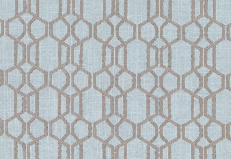 Ткань Duralee Pirouette - Aquarmarine, Seaglass, Mermaid DA61792/339