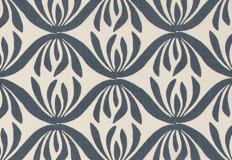 Ткань Duralee Pirouette - Sapphire, Lapis, Chambray DP42684/5
