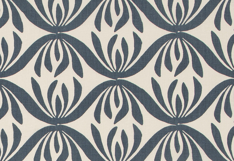 Ткань Duralee Pirouette - Sapphire, Lapis, Chambray DP42684/5