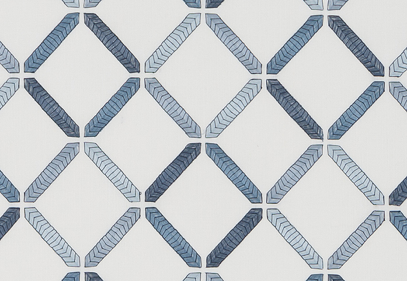 Ткань Duralee Pirouette - Sapphire, Lapis, Chambray DA61796/171
