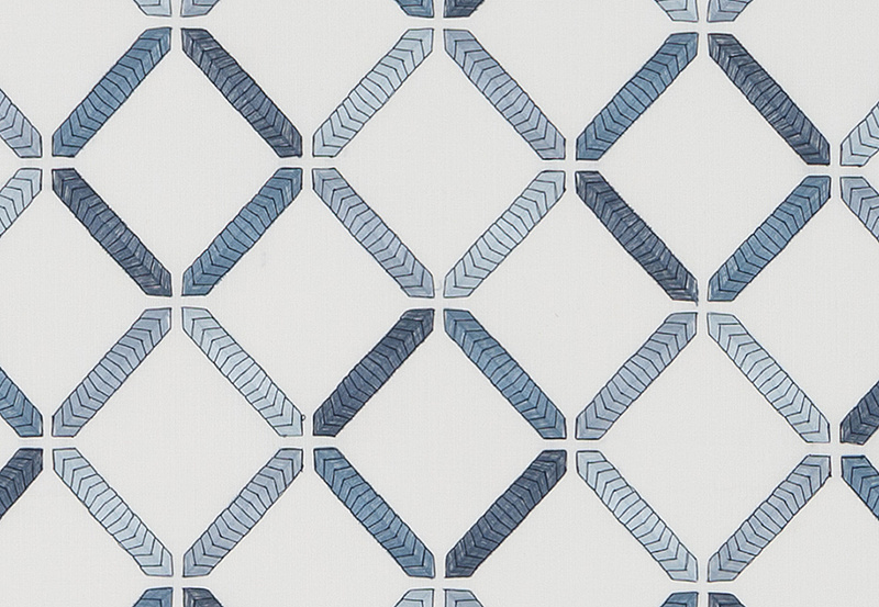 Ткань Duralee Pirouette - Sapphire, Lapis, Chambray DA61796/171