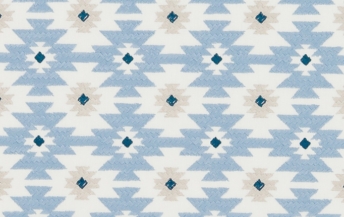 Американская ткань Duralee, коллекция Pirouette - Sapphire, Lapis, Chambray, артикул DA61800/59