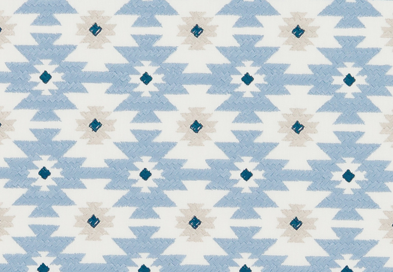 Ткань Duralee Pirouette - Sapphire, Lapis, Chambray DA61800/59