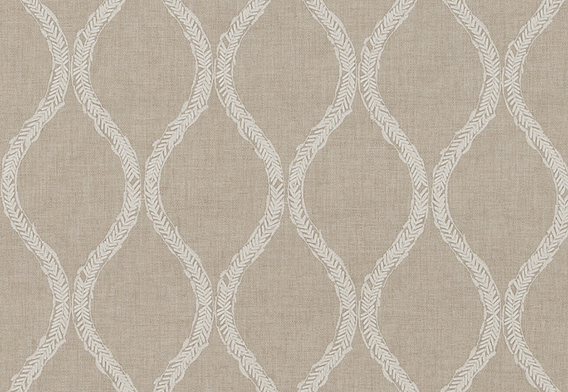 Ткань Duralee Pirouette - Powder, Buff, Flax DA61791/85