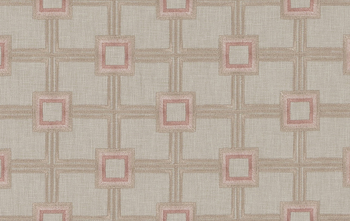 Американская ткань Duralee, коллекция Pirouette - Rose Quartz, Strawberry, Sunkist, артикул DA61798/124
