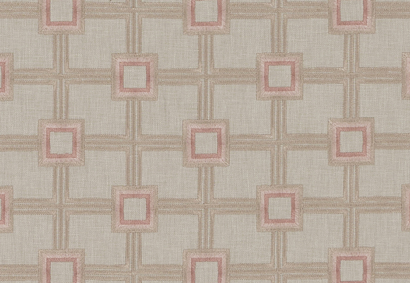 Ткань Duralee Pirouette - Rose Quartz, Strawberry, Sunkist DA61798/124