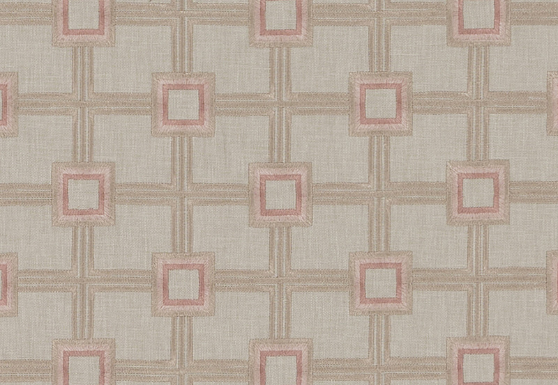 Ткань Duralee Pirouette - Rose Quartz, Strawberry, Sunkist DA61798/124