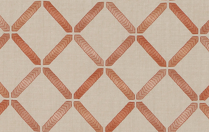 Американская ткань Duralee, коллекция Pirouette - Rose Quartz, Strawberry, Sunkist, артикул DA61796/3