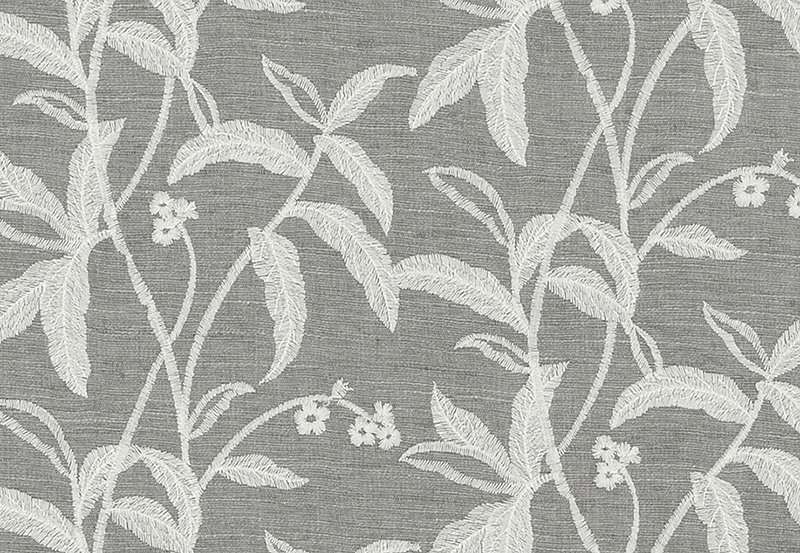 Ткань Duralee Pirouette - Onyx, Dove, Fog DA61797/15