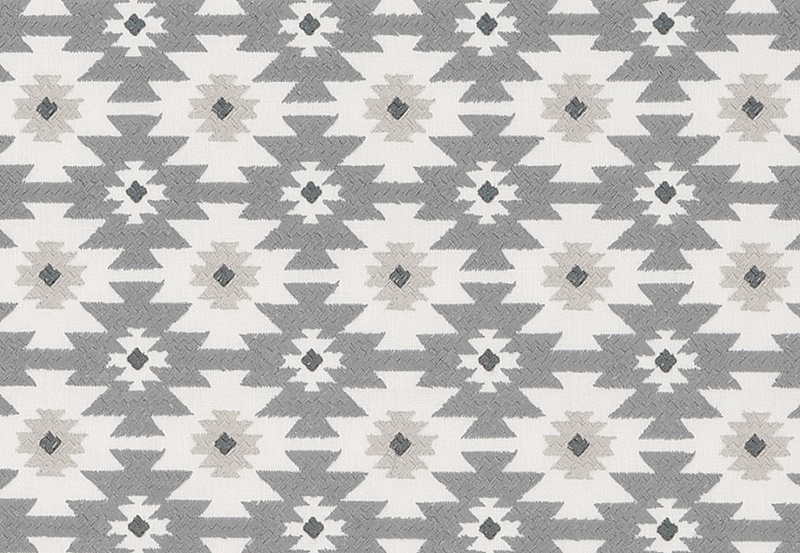 Ткань Duralee Pirouette - Onyx, Dove, Fog DA61800/79