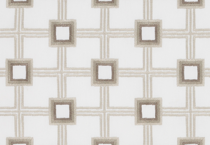Ткань Duralee Pirouette - Onyx, Dove, Fog DA61798/625