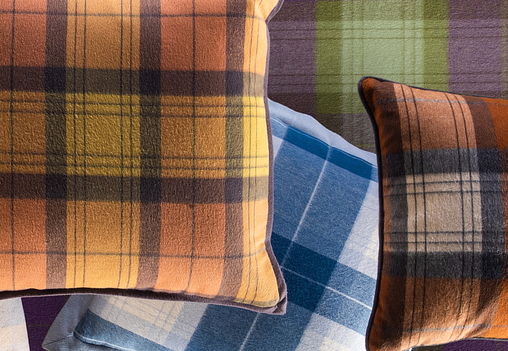 Ткань Sandra Jordan Prima Alpaca Plaid P104