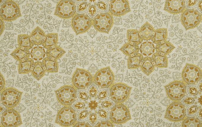 Американская ткань Trend, коллекция Lemon Zest Cashew Prints & Wovens Vol.III, артикул 02618/Soleil