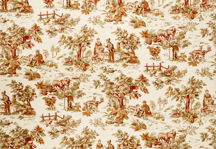 Ткань Trend Terra Cotta Cinnamon Prints & Wovens Vol.II 02099/GardenSpice