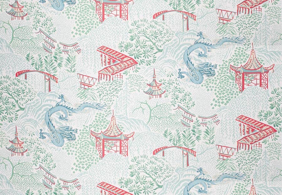Ткань Trend Aqua-Citrine Prints & Wovens Vol.II 04225/AquaGarden