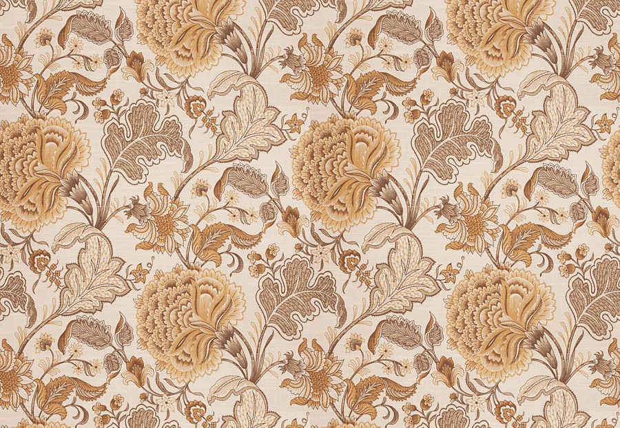 Ткань Trend Dijon Taupe Prints & Wovens Vol.VI 03677/Mustard