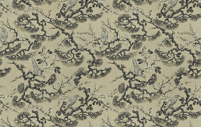 Американская ткань Trend, коллекция Linen-Quartz Prints & Wovens Vol.II, артикул 04235/Sepia
