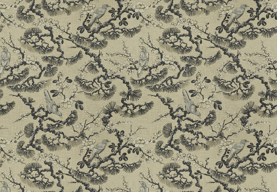 Ткань Trend Linen-Quartz Prints & Wovens Vol.II 04235/Sepia