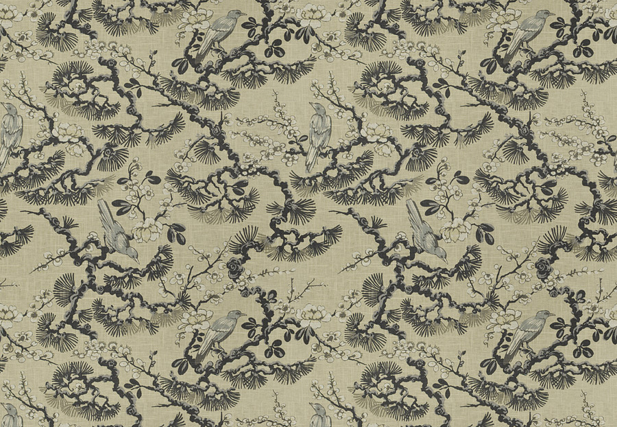 Ткань Trend Linen-Quartz Prints & Wovens Vol.II 04235/Sepia